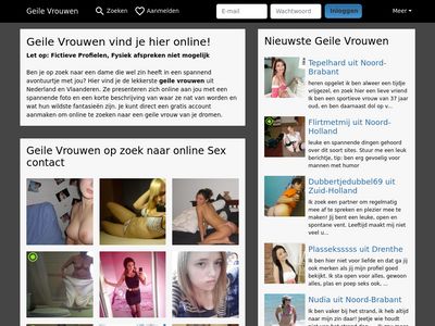 Screenshot van Geile-vrouwen.nl