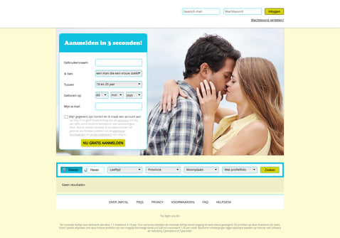 Screenshot van 2my.nl