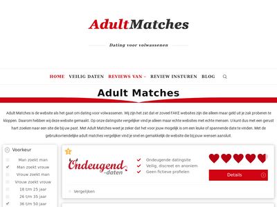 Screenshot van Adultmatches.nl