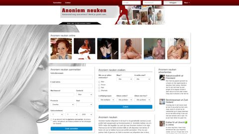 Screenshot van Anoniemneuken.nl