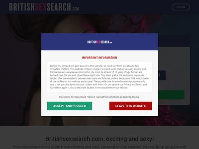 Screenshot van Britishsexsearch.com