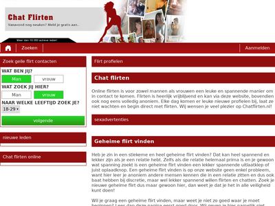 Screenshot van Chatflirten.nl