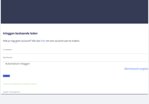 Screenshot van Dategezocht.nl