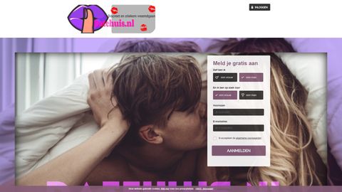 Screenshot van Datehuis.nl
