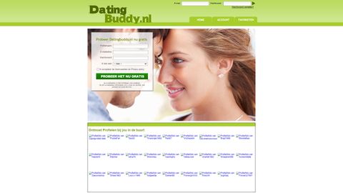 Screenshot van Datingbuddy.nl