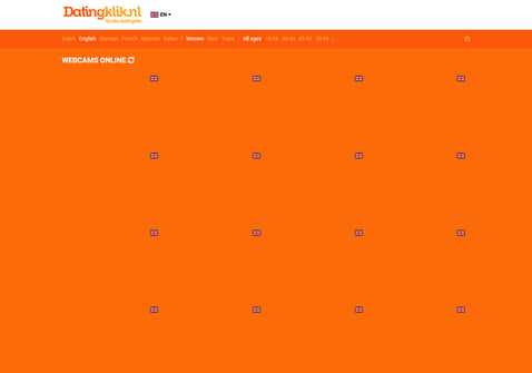 Screenshot van Datingklik.nl