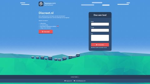 Screenshot van Discreet.nl