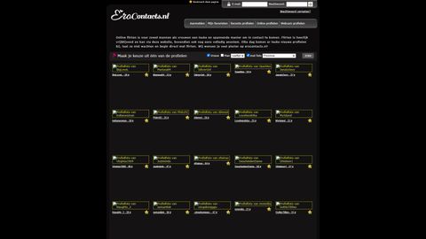Screenshot van Erocontacts.nl