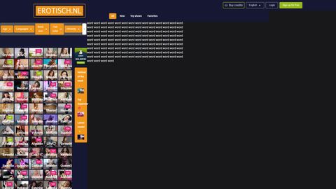 Screenshot van Erotisch.nl