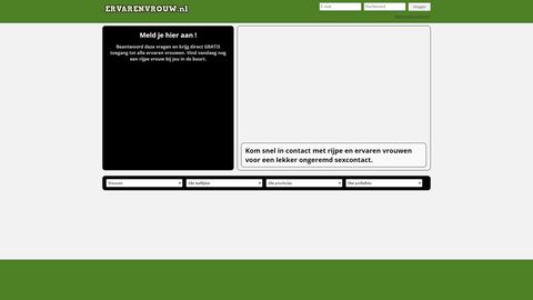 Screenshot van Ervarenvrouw.nl