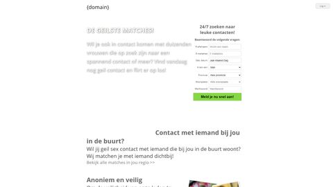 Screenshot van Flirt-contact.nl