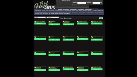 Screenshot van Flirtadres.nl