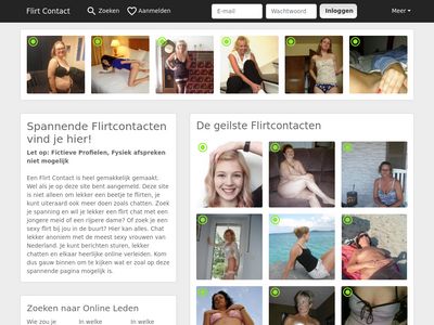 Screenshot van Flirtcontact.nl