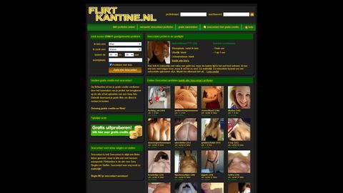 Screenshot van Flirtkantine.nl