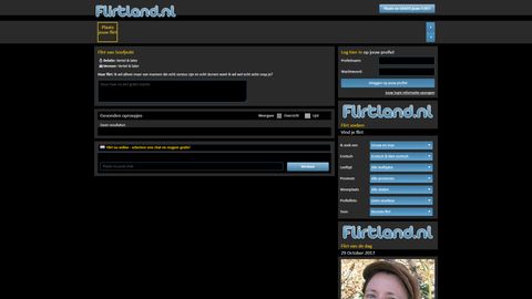 Screenshot van Flirtland.nl