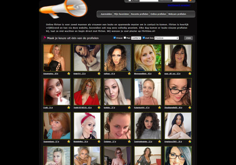 Screenshot van Flirttime.nl