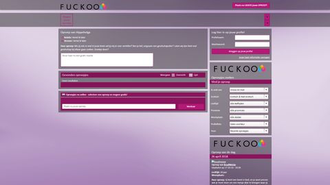 Screenshot van Fuckoo.nl