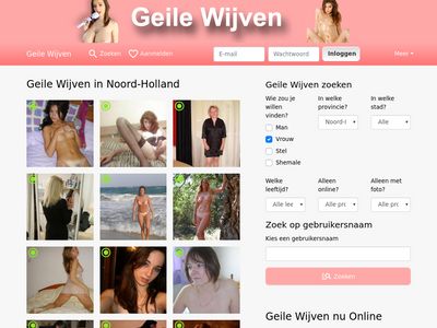 Screenshot van Geile-wijven.nl