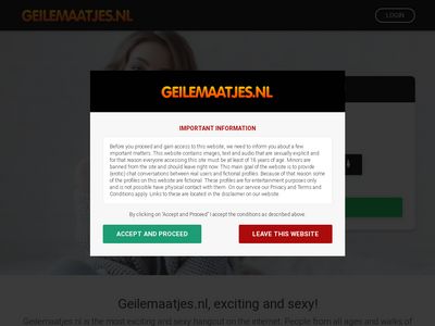 Screenshot van Geilemaatjes.nl