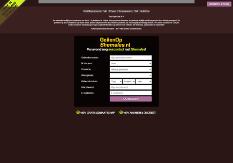 Screenshot van Geilenopshemales.nl