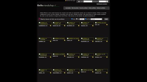 Screenshot van Geilevriendschap.nl