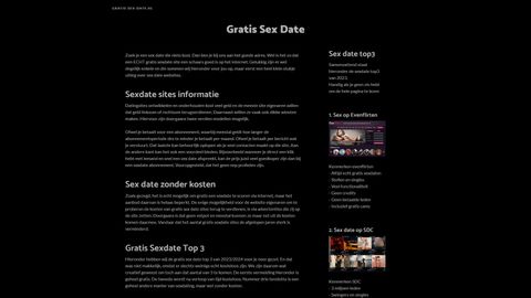 Screenshot van Gratis-sex-date.nl