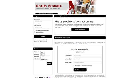 Screenshot van Gratis-sexdate.eu