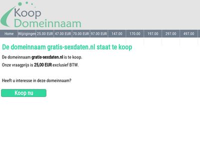 Screenshot van Gratis-sexdaten.nl