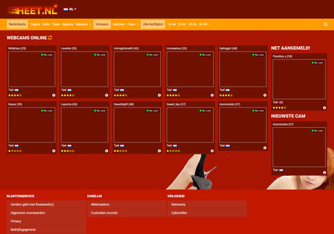 Screenshot van Heet.nl