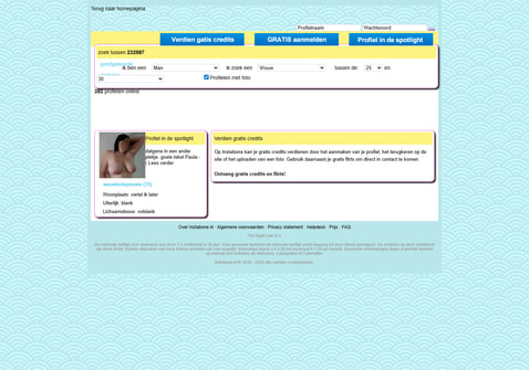 Screenshot van Instabone.nl