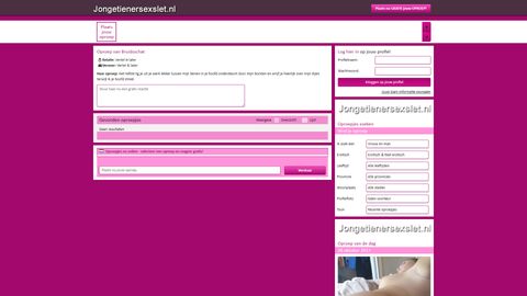 Screenshot van Jongetienersexslet.nl