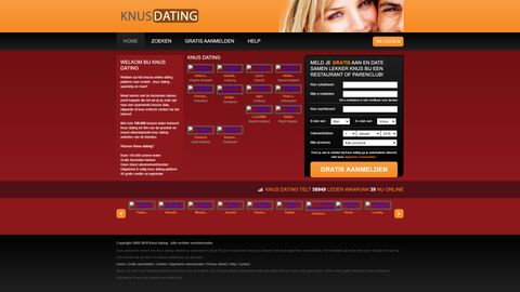 Screenshot van Knusdating.nl