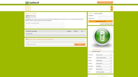 Screenshot van Luvluv.nl