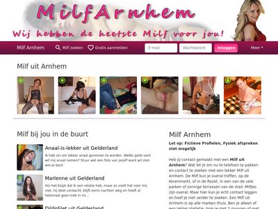 Screenshot van Milfarnhem.nl