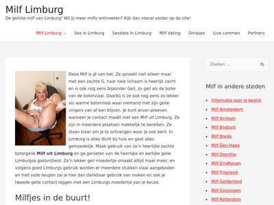Screenshot van Milflimburg.nl
