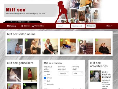 Screenshot van Milfsex.nl