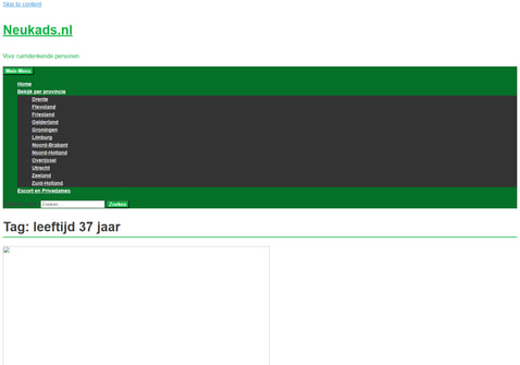 Screenshot van Neukads.eu