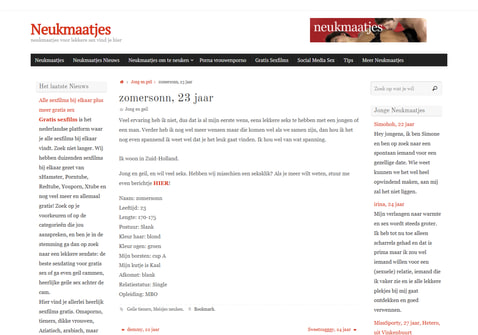 Screenshot van Neukmaatjes.com