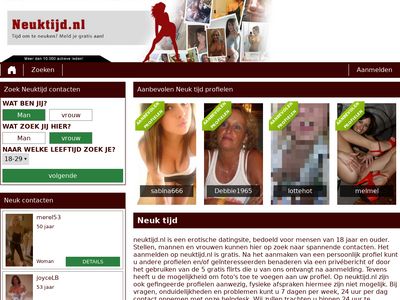 Screenshot van Neuktijd.nl