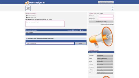 Screenshot van Neukverzoekjes.nl