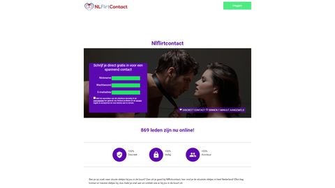 Screenshot van Nlflirtcontact.com