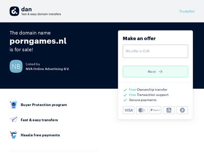 Screenshot van Porngames.nl