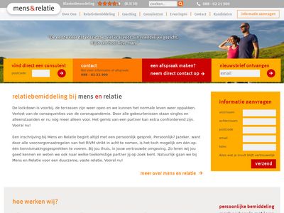 Screenshot van Relatie.nl