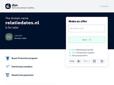 Screenshot van Relatiedates.nl