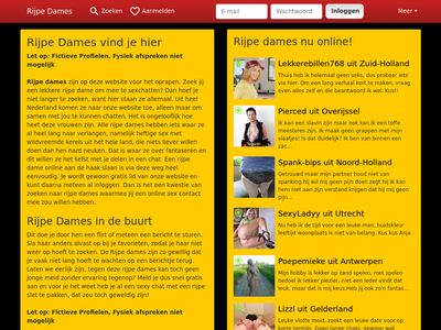 Screenshot van Rijpe-dames.nl