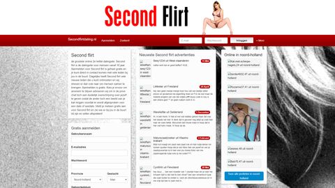 Screenshot van Secondflirtdating.nl