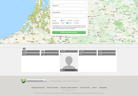 Screenshot van Seks-daten.nl