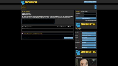 Screenshot van Selfieflirt.nl