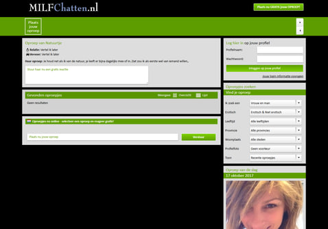 Screenshot van Sexbay.nl