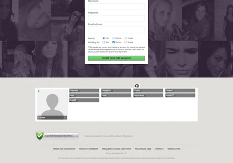 Screenshot van Sexdater.nl